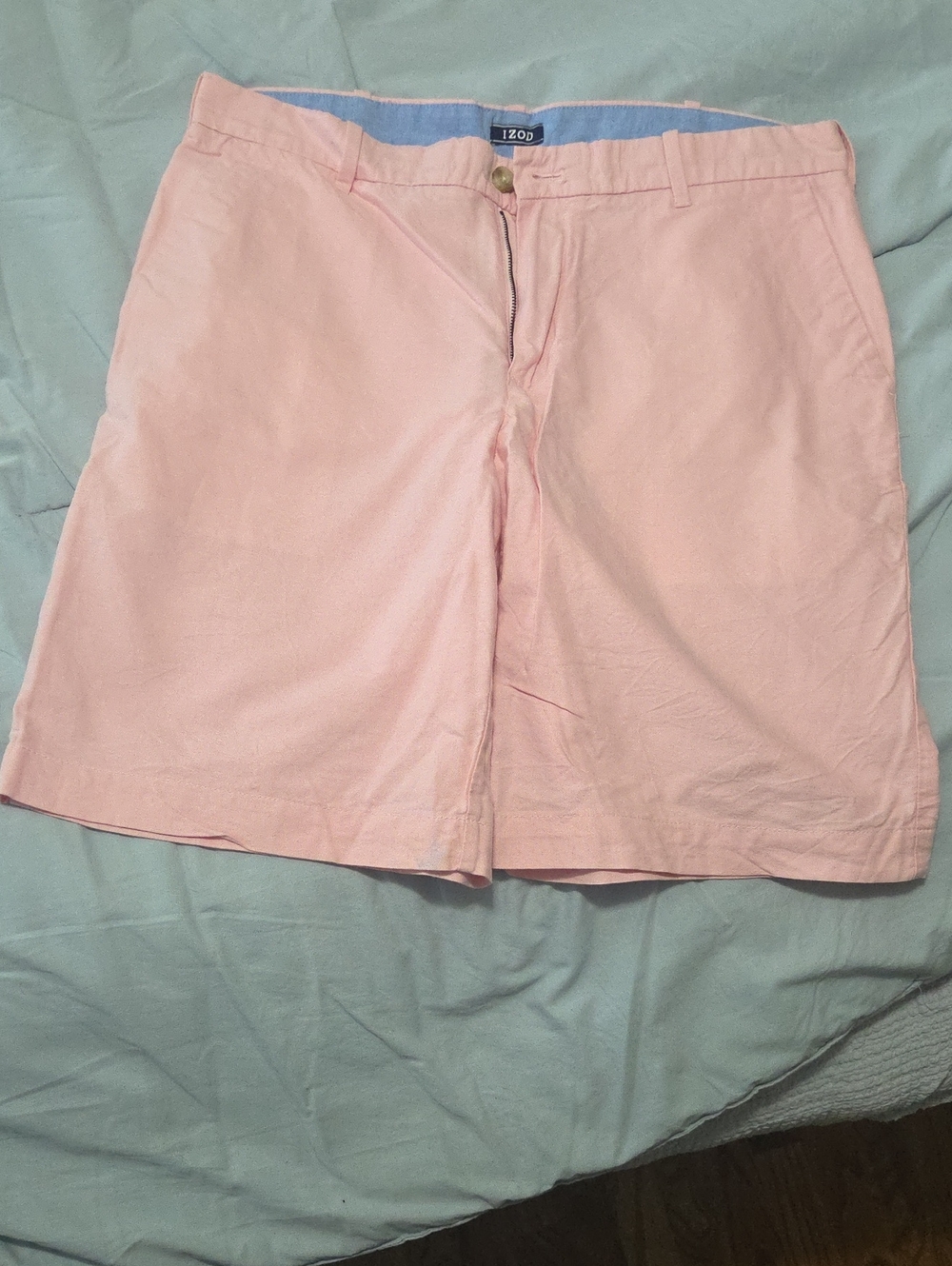 Izod Light Pink Cotton Chino Shorts